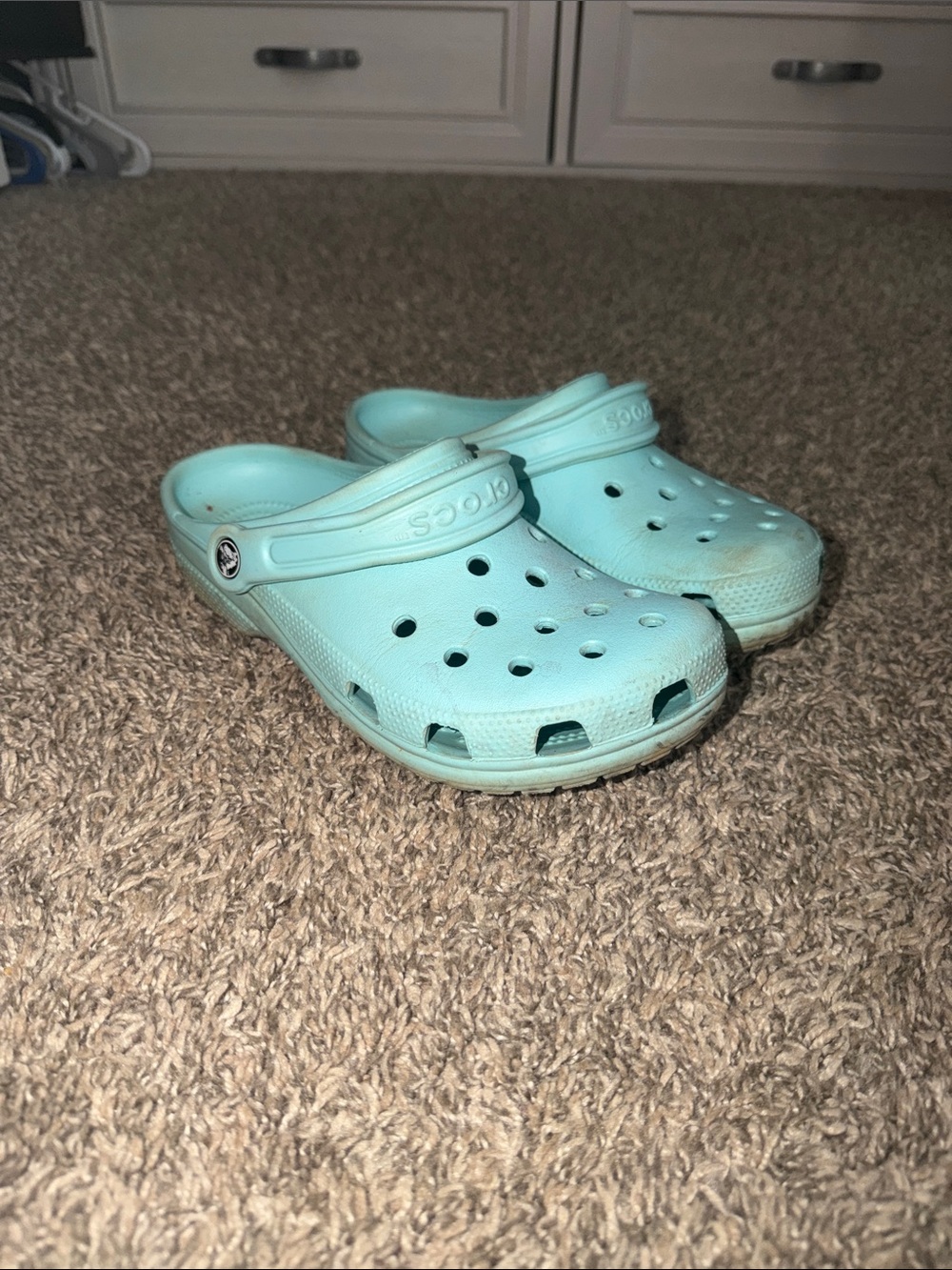 CROCS Classic Clog in Aqua Blue